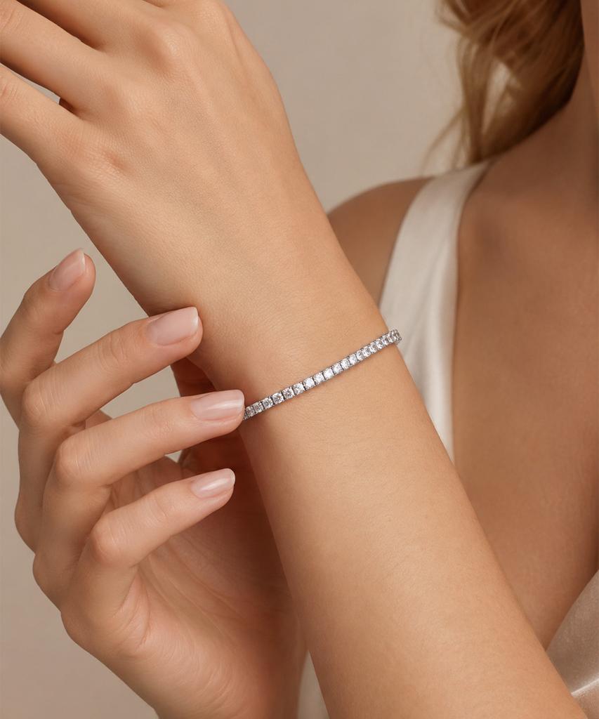 Geigerjewelry Eclat Square Tennis Bracelet Gibrbb006