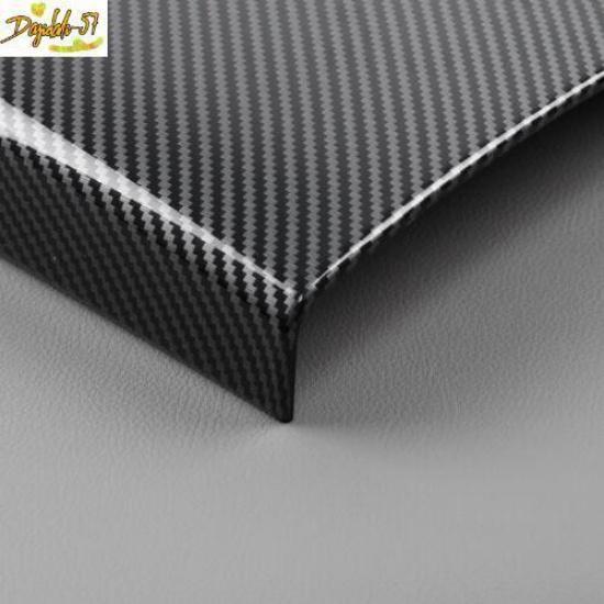 3x ABS Carbon Fiber Armrest Box Trim cover For Mercedes S Class W221 2008-2012