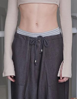 INSEOWL Sagging Layer Shorts _ Melange