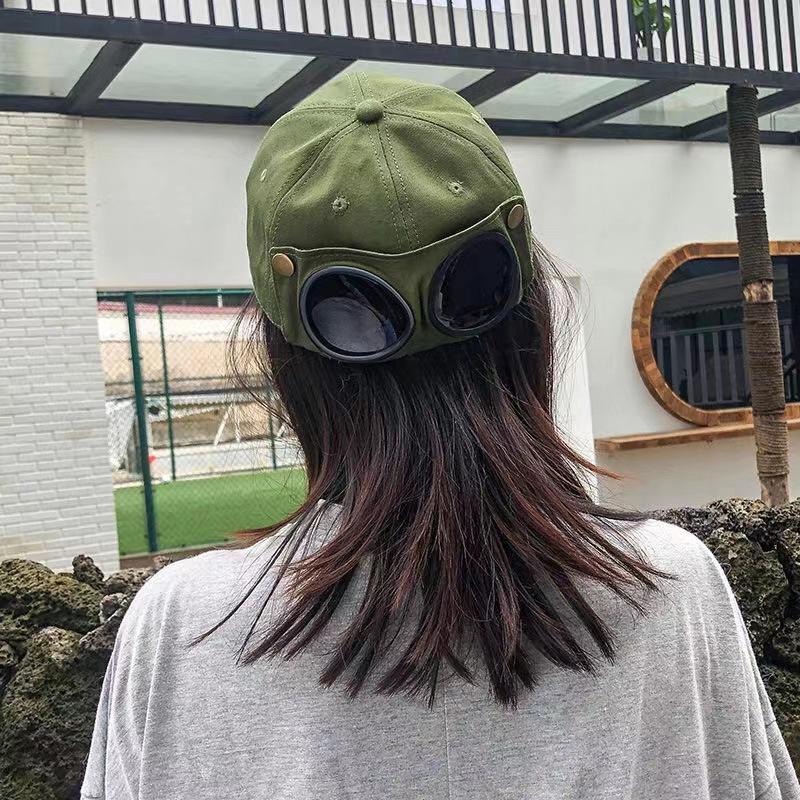 Men'S Hat Trendy Backwards Glasses Baseball Cap Women'S Street Style Baseball Cap