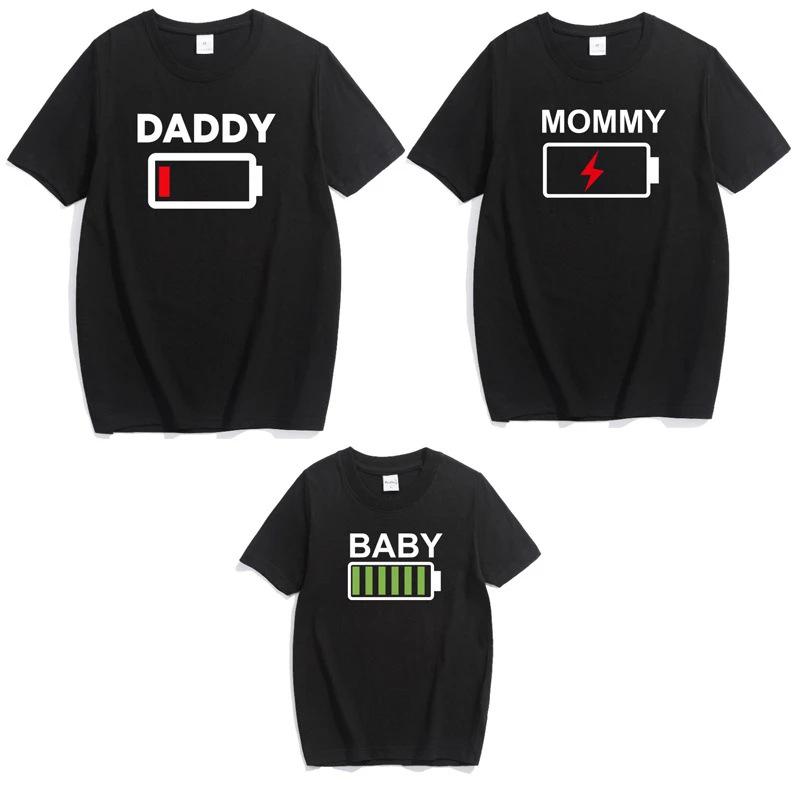 Funny Oil Gauge Parent-Child T-Shirt - Father-Son Matching Outfit