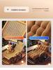 Adult Rattan Rocking Chair: Steel-Framed Recliner for Leisure and Napping on Balconies