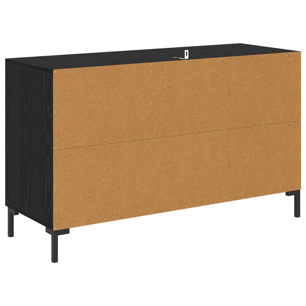 Sideboard in Black Oak Look 100 x 36 x 60 cm Engineered Wood