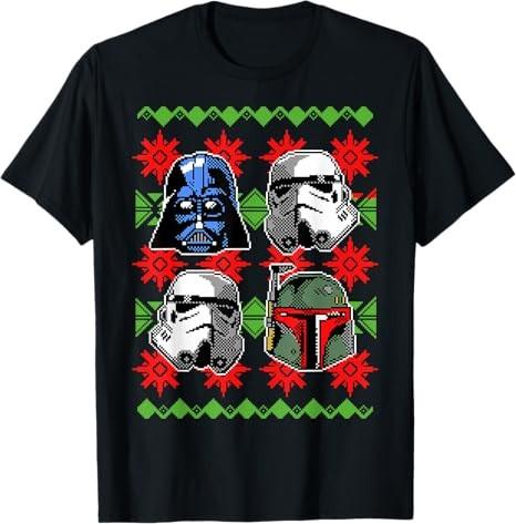 Star Wars Vader Storm Boba Ugly TShirt Unisex S