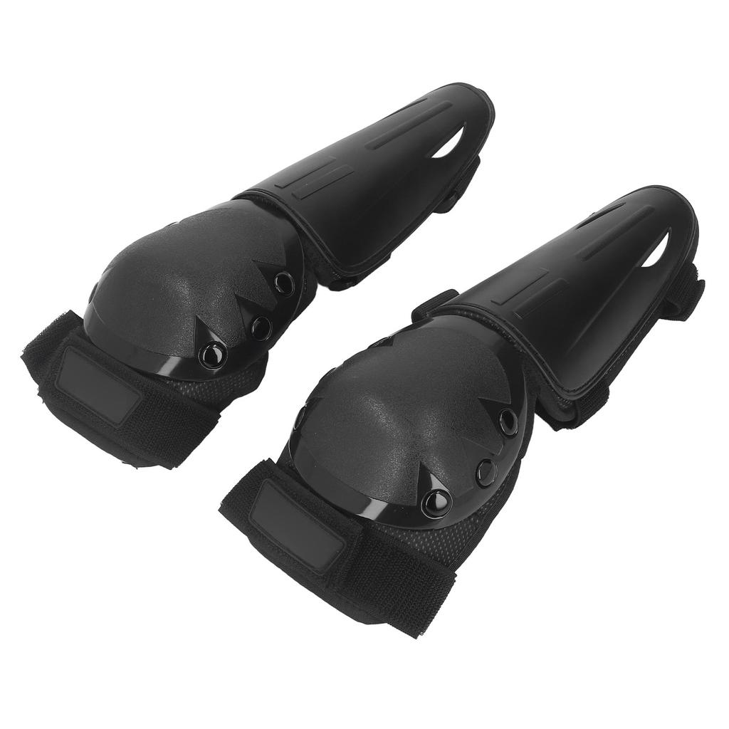 Thigh Support Stabilization Knee Pads EVA Protective Knee Pads with PE Shell for Skiing Motorcycle Riding Black