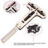 Metal Three Jaw Watch Back Case Opener Cover Remover Wristwatch Repairing Tool with Accessory