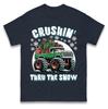 Crushin Thru The Snow Christmas Monster Truck TShirt Funny Xmas Gift Tee Top