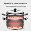 SUPOR 28cm Double-Layer 304 Stainless Steel Steamer Pot