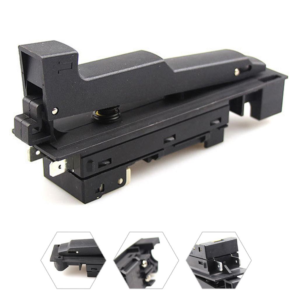 Interruttore Pulsante Smerigliatrice Angolare AC 220V/240V Nero Accessori di Smerigliatura Plastica+metallo Per BOSCH GWS20-180/GWS20-230