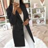 Winter Women Double Breasted Wool Coat Suit Collar Autumn Warm Fashion Outerwear