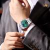 CHENXI Men's Multifunctional Watch Calendar Moon Phase Chronograph Stylish Stainless Steel Strap Luminous Waterproof Wristwatch