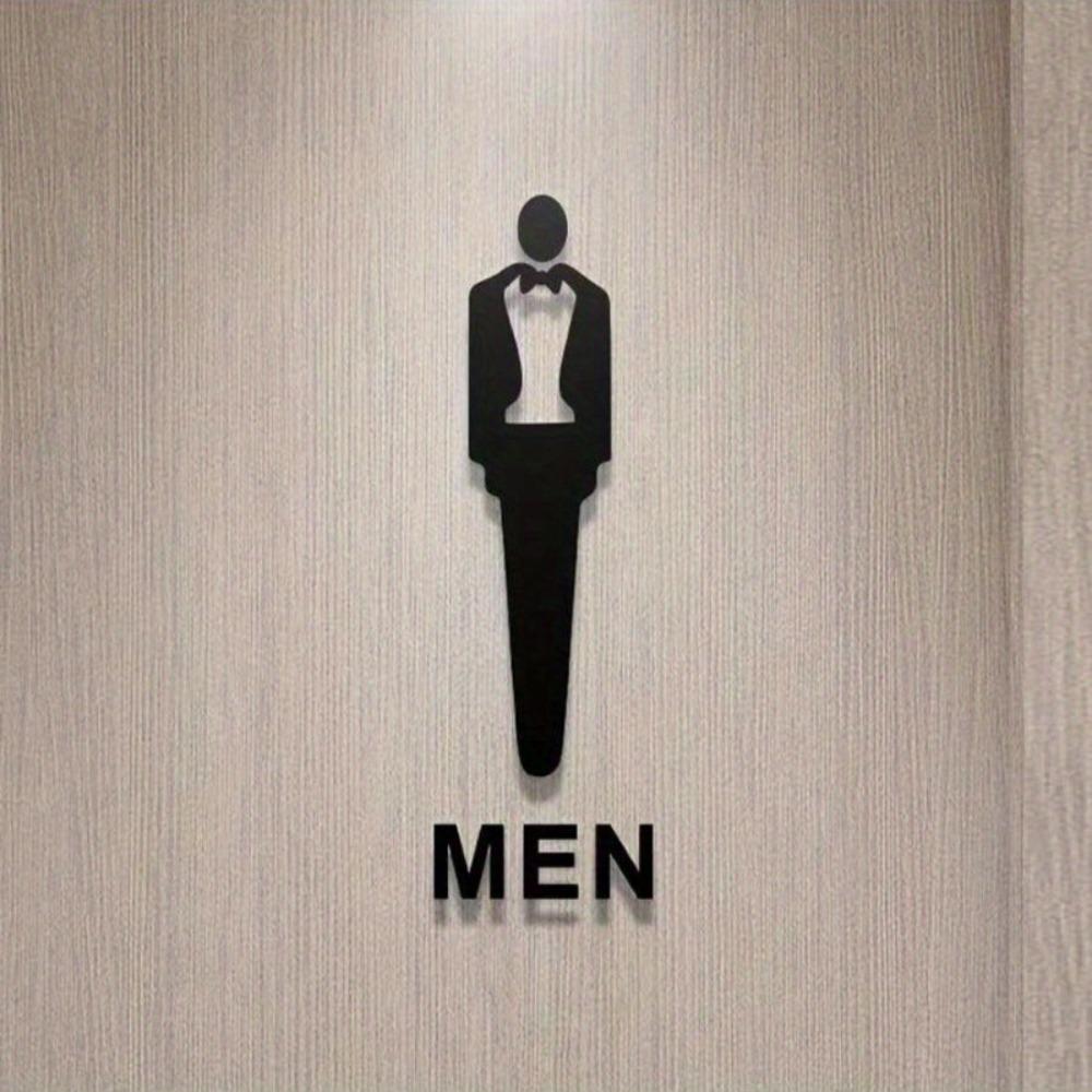 2D Acryl Toiletbord Moderne Wanddecoratie Transparante Gelaagde Pijlen Zwarte Accenten Badkamer Kunst Kerst Nieuwjaars Cadeau