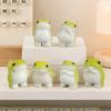6pcs Cute Small Charms Resin Charms Handmade DIY Animal Pendant Funny Miniature Frog Figurines Jewelry Making