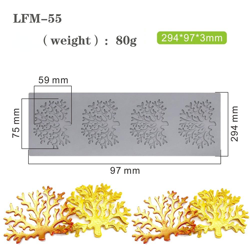 

Силиконовые формы в форме листа, формы для помадки, шоколадные формы для торта, кондитерский декор, формы для выпечки, украшения, сахар, кружевной вуаль, коврик LFM-55