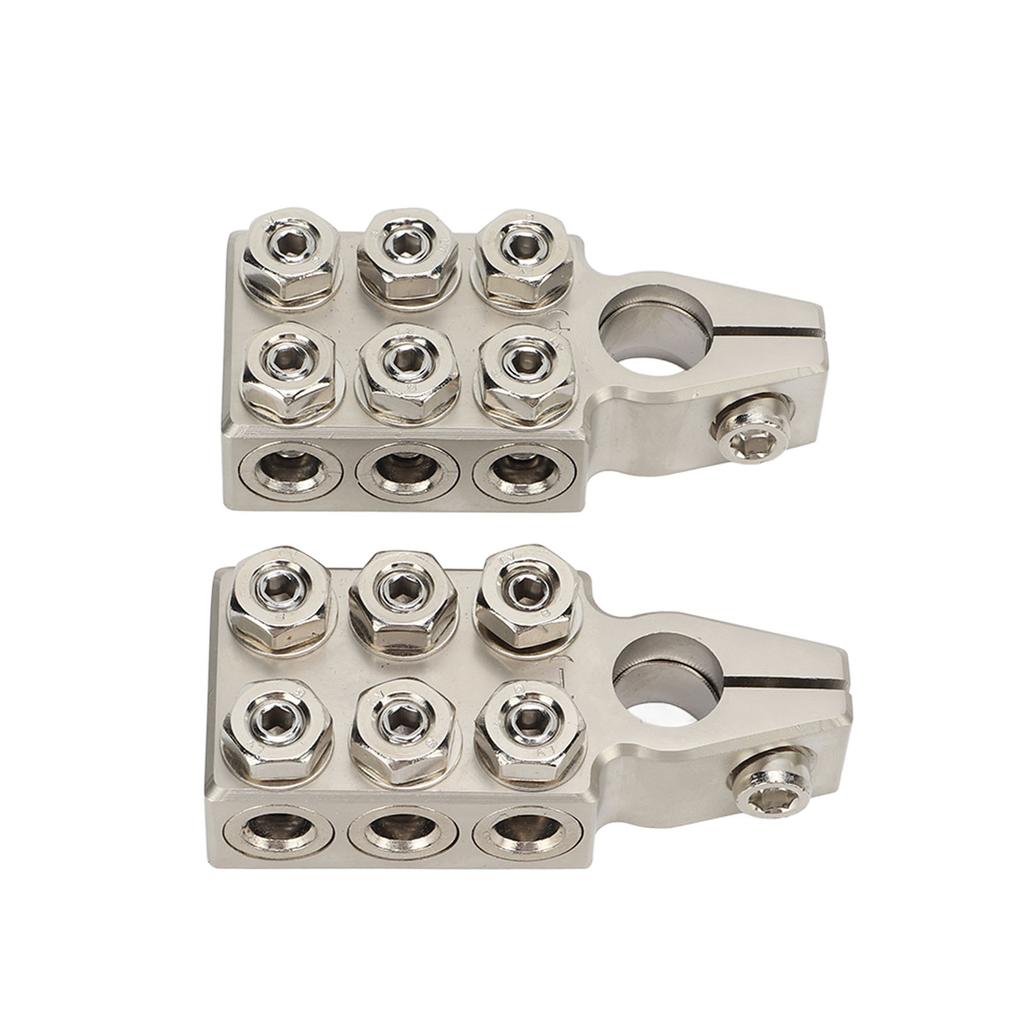 1 Pair Positive Negative 12 Way Heavey Duty Battery Terminals Clamps   Acid Battery Post Connector for Car