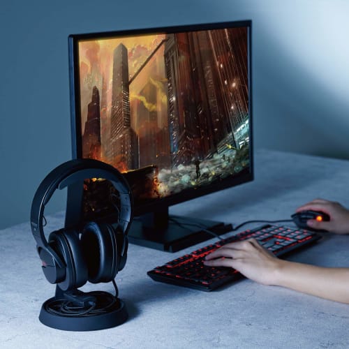 ELECOM Headphone Stand T-shaped Black HP-DSTBK