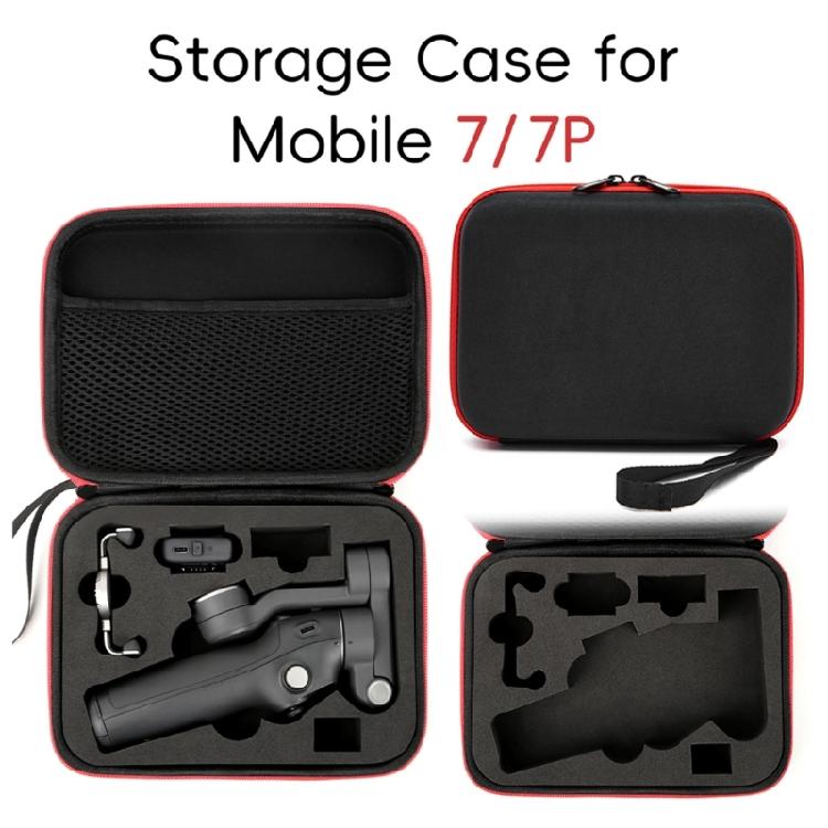 Portable Hard Case for Mobile 7/7P Handheld Gimbals Carrying Storage Bag Soft Lining for Travel Home