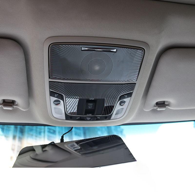 For Honda Accord 10th 2018-2022 Black Steel Car Front Reading Light Cover Trim