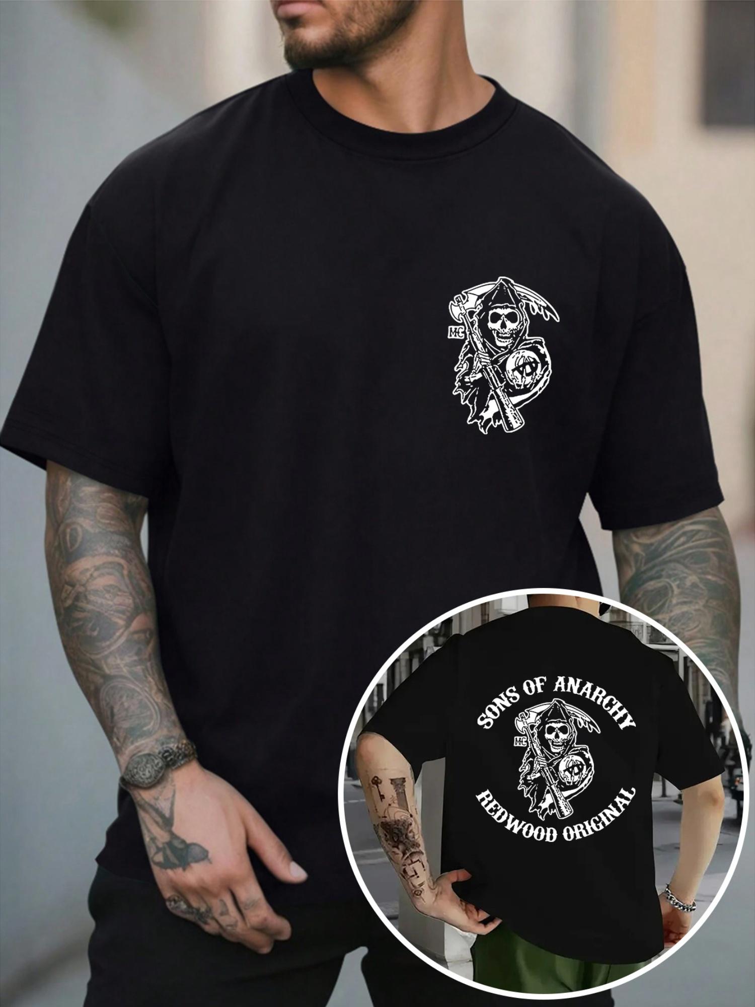 

Casual Crew Neck T-shirt | Breathable & Comfortable | Street Style with Unique Graphic Print | Versatile for Casual Attire | Short Sleeve Top XXXXL