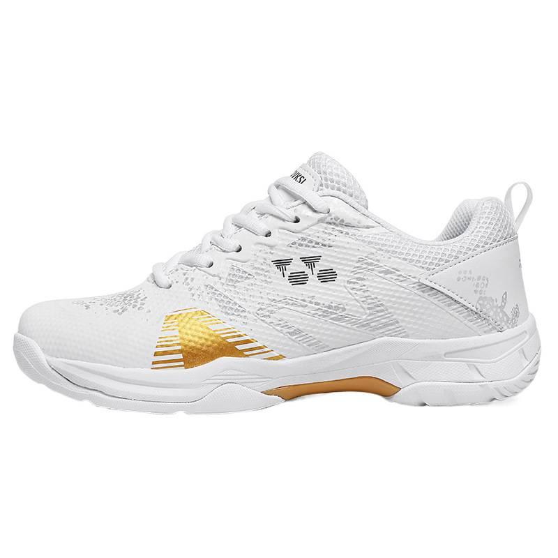 Large Size New Rubber Sole Sports Shoes Badminton Training Tennis Shoes Non-slip Breathable Multi-scene Shoes