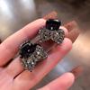Exquisite Rhinestone Bow Mini Claw Clip for Women