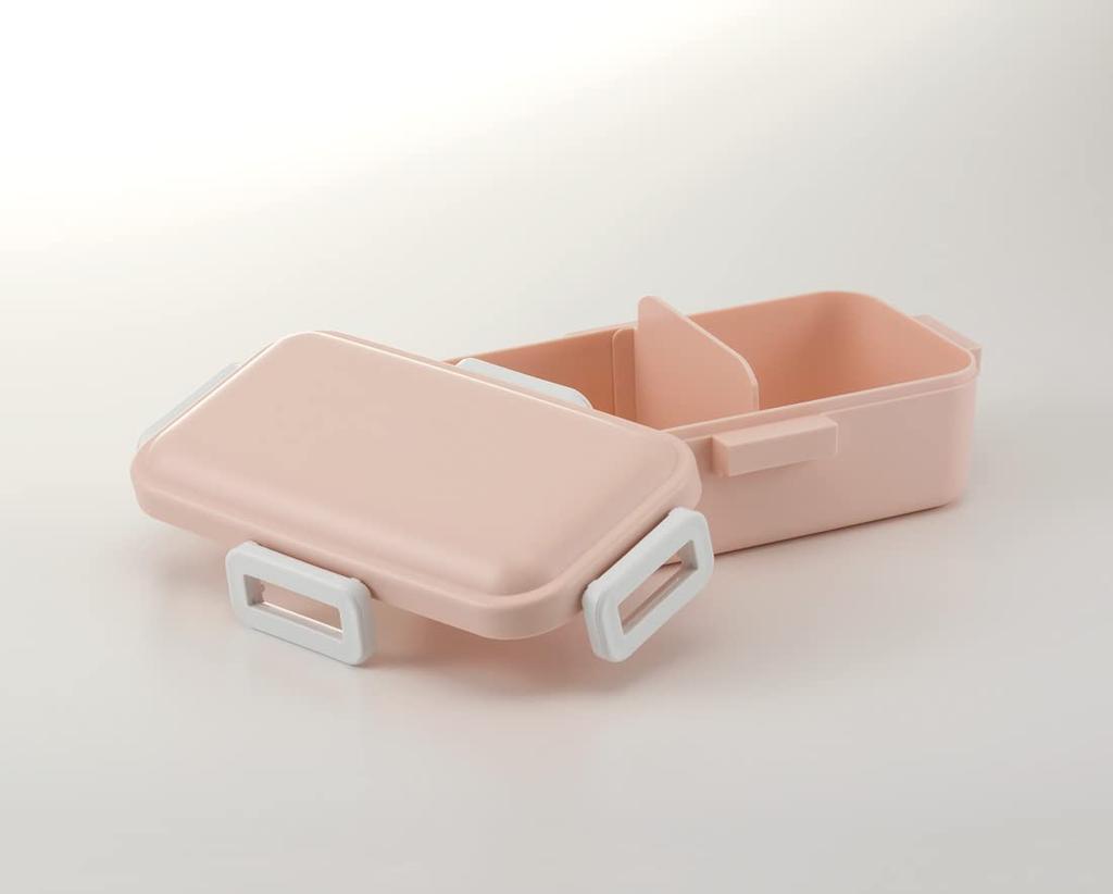 Skater Antibacterial Bento Box with Soft Dome Dull Made In Lid, 530ml, Pink, Japan, PFLB6AG-A