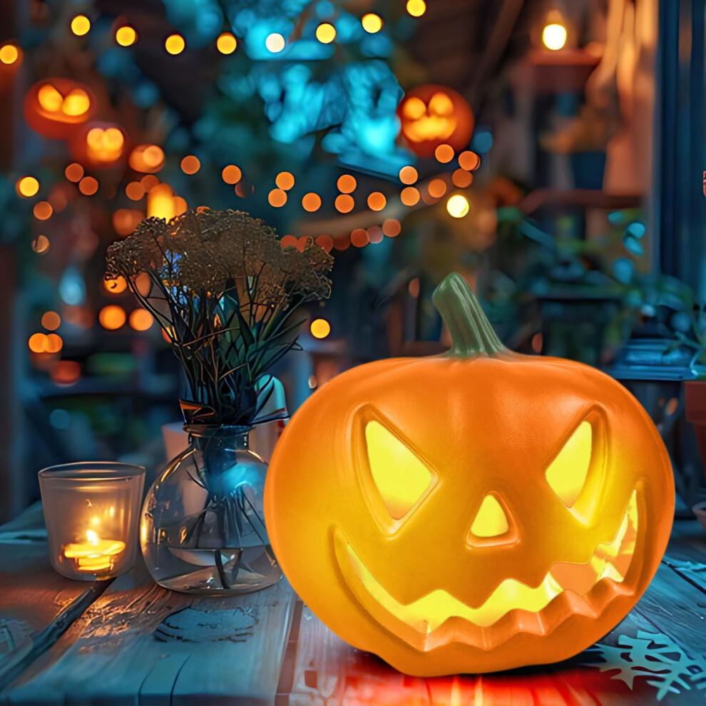 LED Pumpkin Lantern Halloween Decor 1pc