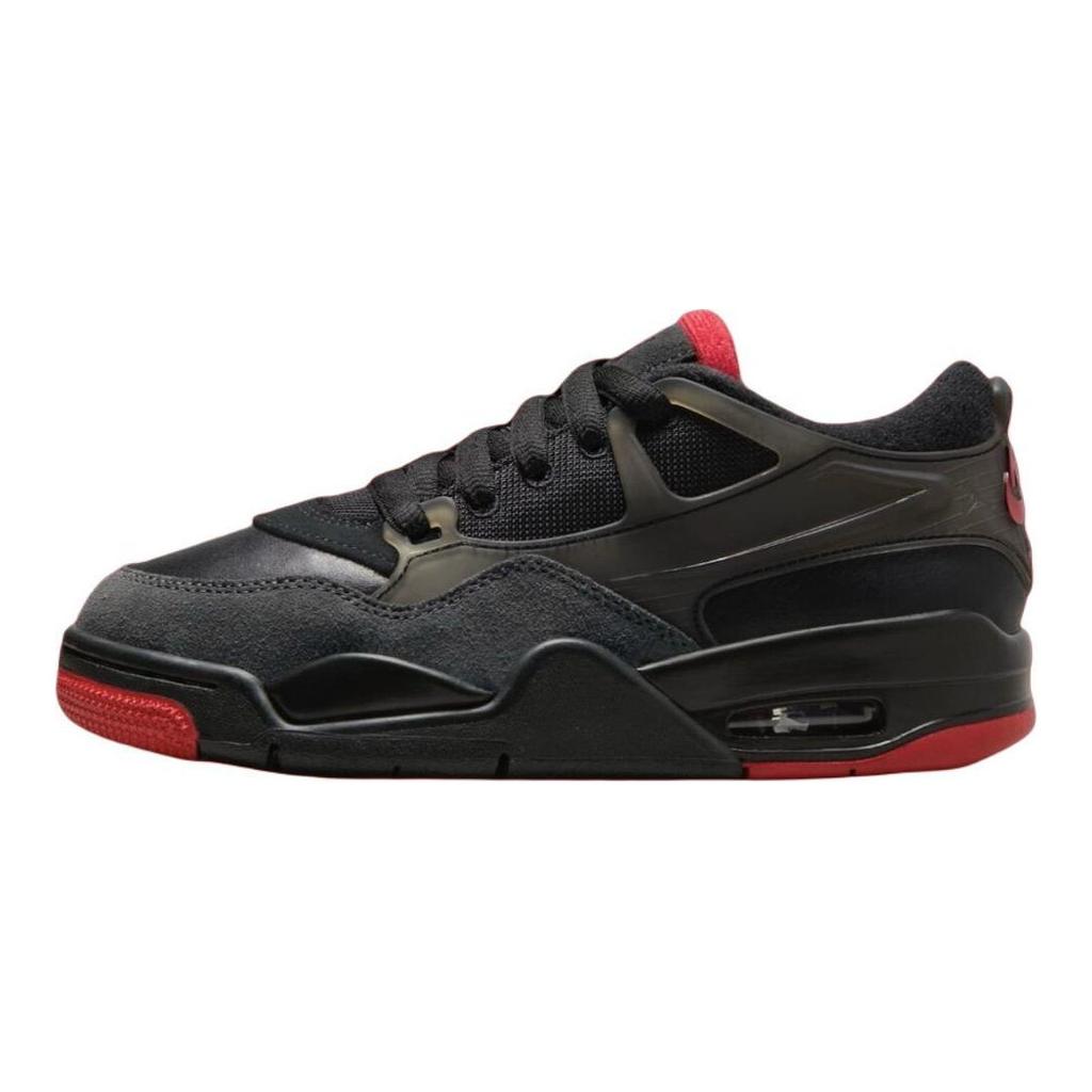Air Jordan 4 RM GS Bred Kids Sneakers Black Varsity-Red Anthracite FQ7938-060