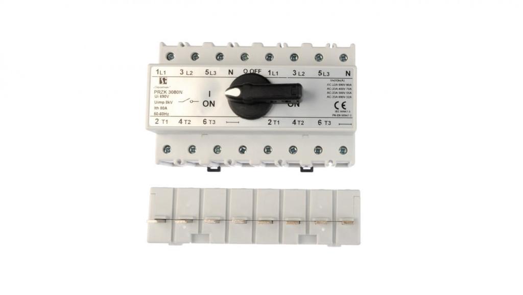 Network-Generator Switch 80A 3P+N (N Pole Unswitched) Przk-3080Nw02