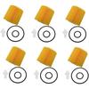 6 Pack Engine Oil Filter Compatible with Toyota Avalon Camry Highlander RAV4 Tacoma Sienna, Replace 04152-YZZA1