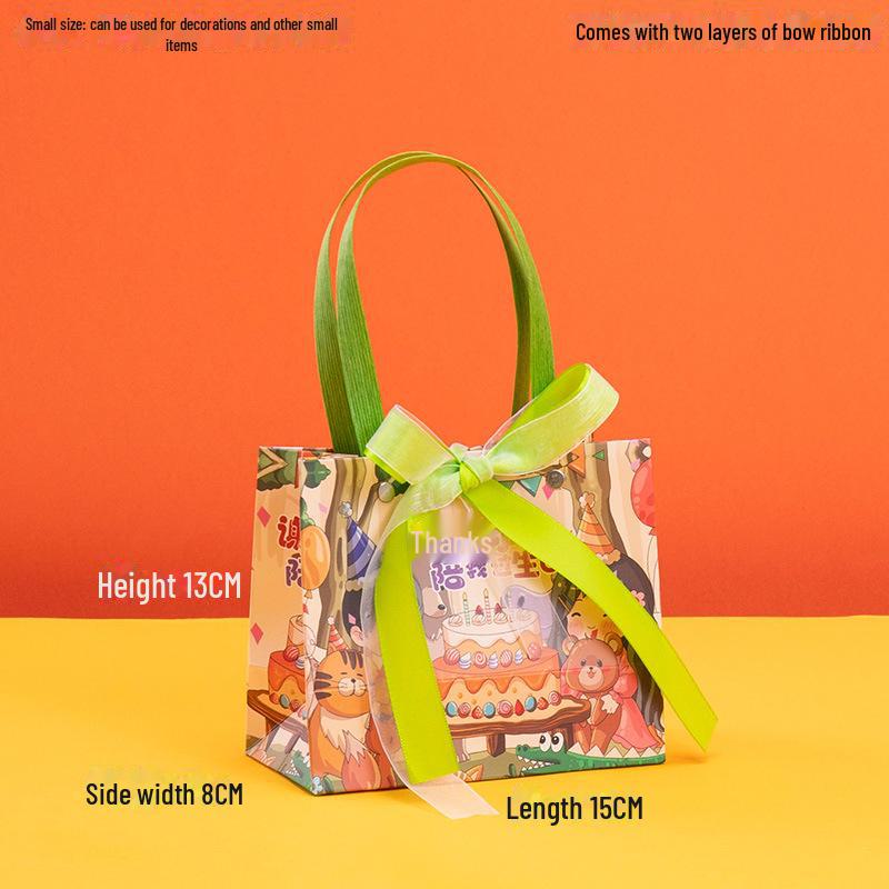 Kindergeburtstag Dankeschön Geschenktüte - Premium Souvenirverpackung