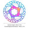 Mountain Bike  Plated Cooling Disc Brake Rotor 6 Nails Cycling Accessories(140mm 5.5in )