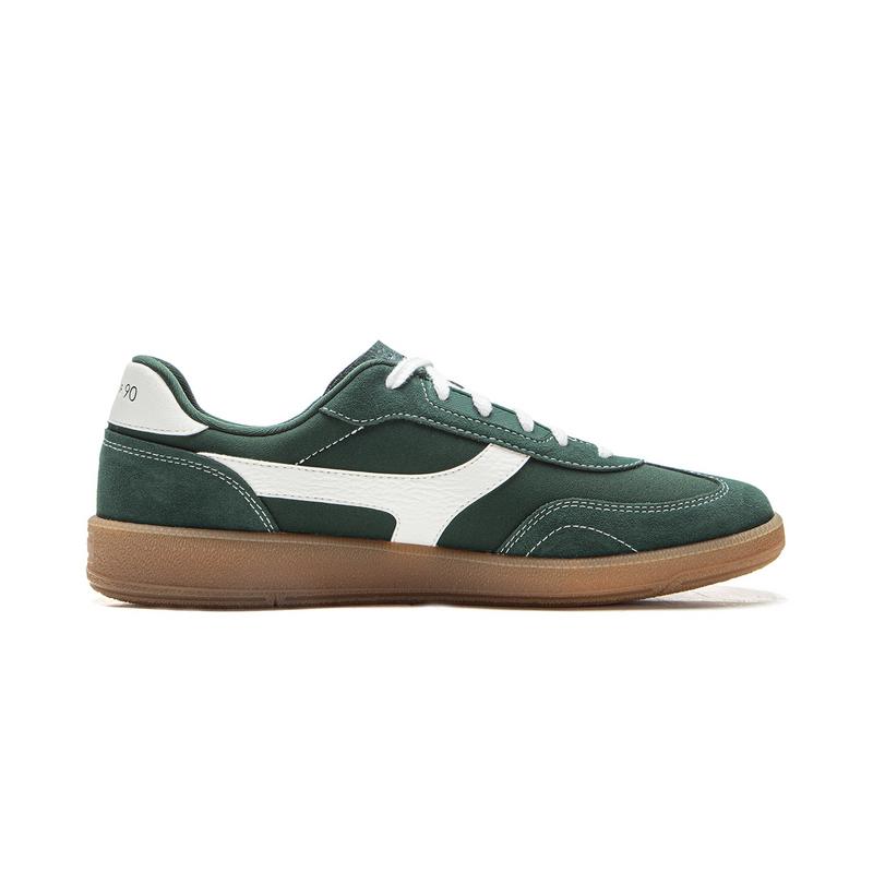 Li Ning YUNCHUAN 2 Slip Resistant, Abrasion Resistant, Lightweight Low Top German Army Trainers Men's Dark Green AGCV337-7