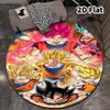 Kulatý koberec Dragon Ball Koberec do obývacího pokoje Ložnice Pohovka Herní místnost Dekorace Protiskluzová podložka