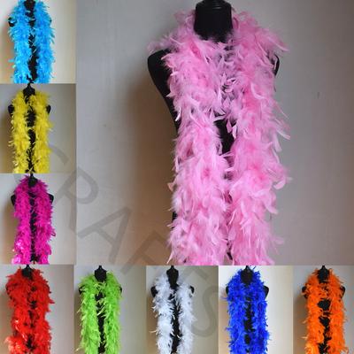 DIY Exquisites 50 g 2 m / Streifen dickes Federboa Feder Hochzeitsfeier Kostümieren eine Vielzahl von Farben