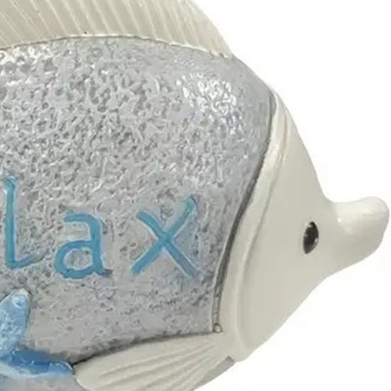 Fish Figurine Coastal Charm Resin Fish Sculpture Beach Relax Fish Statue