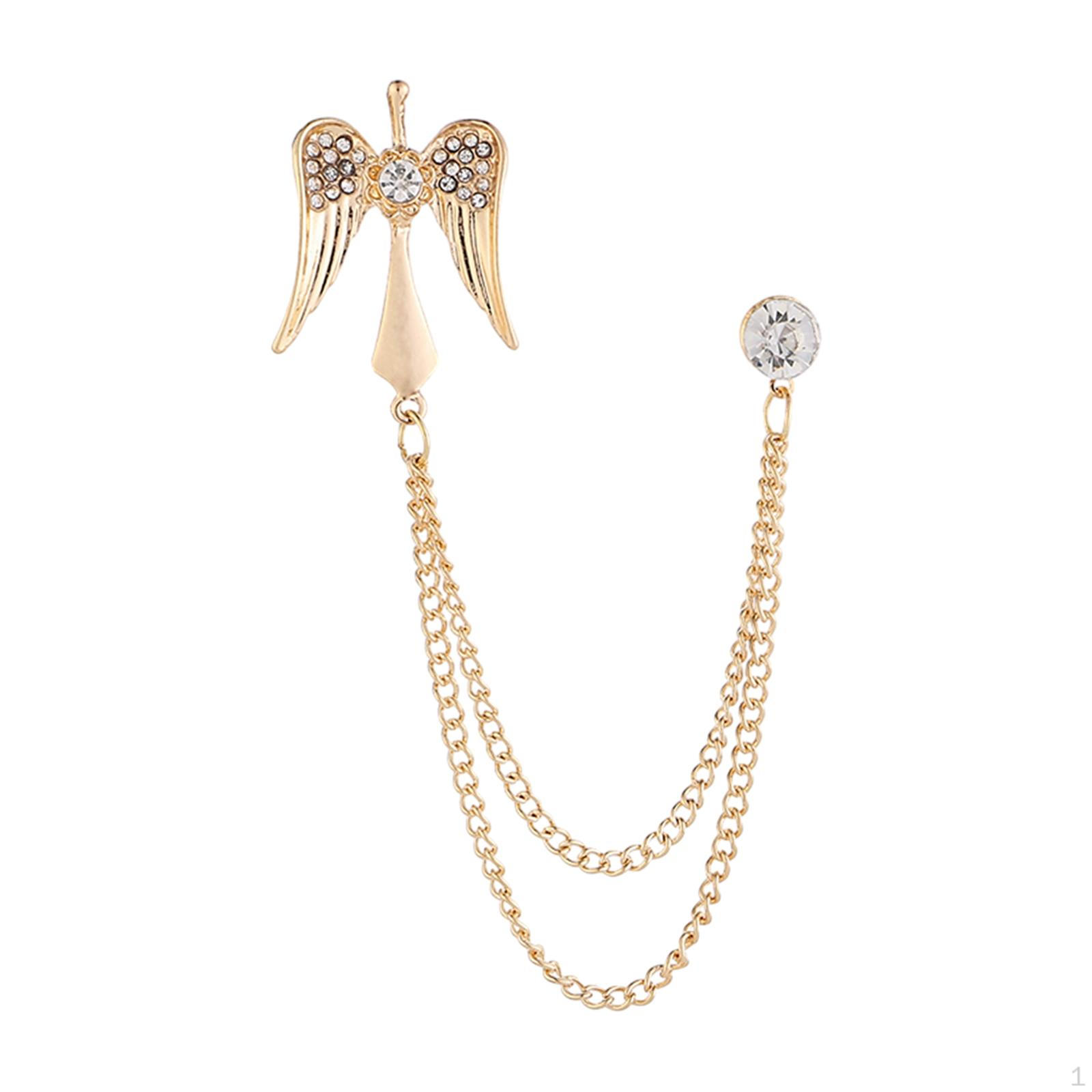 

Wing Brooch for Men - Stylish Suit Accessory