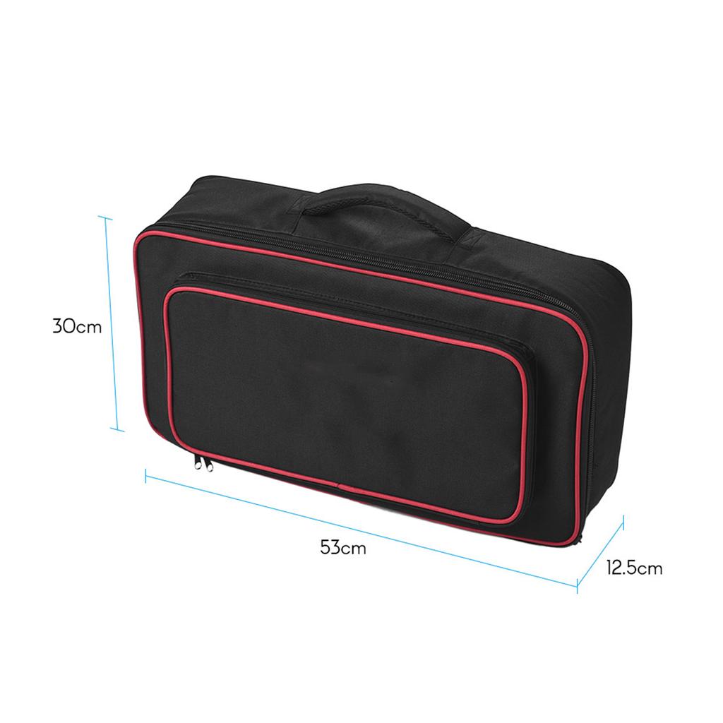 Rockhouse Portable Handheld Gig Bag Abrasion Proof Thicken Fabric Pedalboard Carry Bag Large Size Guitar Pedal Board