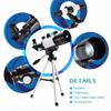 150X Refractive Space Telescope Outdoor Travel Professional Astronomical Telescope Monocular Spotting Scope w/ Tripod
