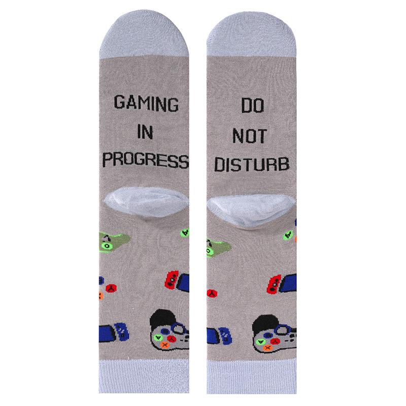 

European & American Mid-calf Letter Socks - IF YOU CAN READ THIS Game Socks One Size