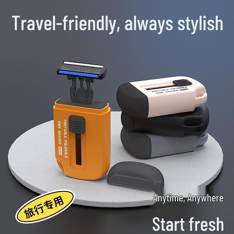 Razor Manual 5-Blade Retractable Portable Shaver for Men and Women's Hair Removal