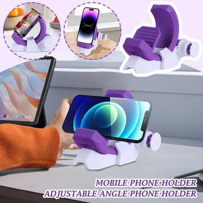 Half Circle Adjustable Phone Holder 3D Printing, Creative Phone Holder