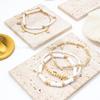5 In 1 Bohemian Beach Stacked Beads Anklet for Ladies