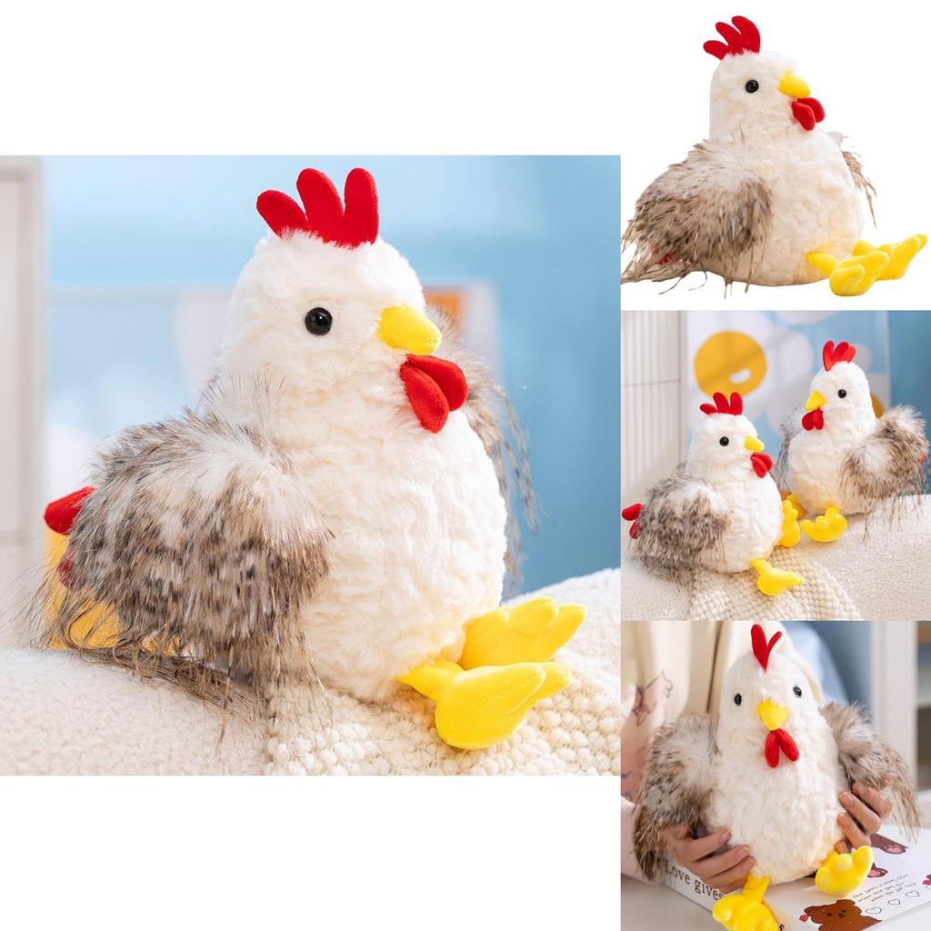 Plush Chicken Toy With Pp Cotton Filling For Kid Play And Comfort