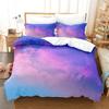 Cloud Sky Duvet Cover Set Pink Blue Cloud Rainbow Pattern King Queen Twin Full Size For Kids Boys Girls Polyester Bedding Set
