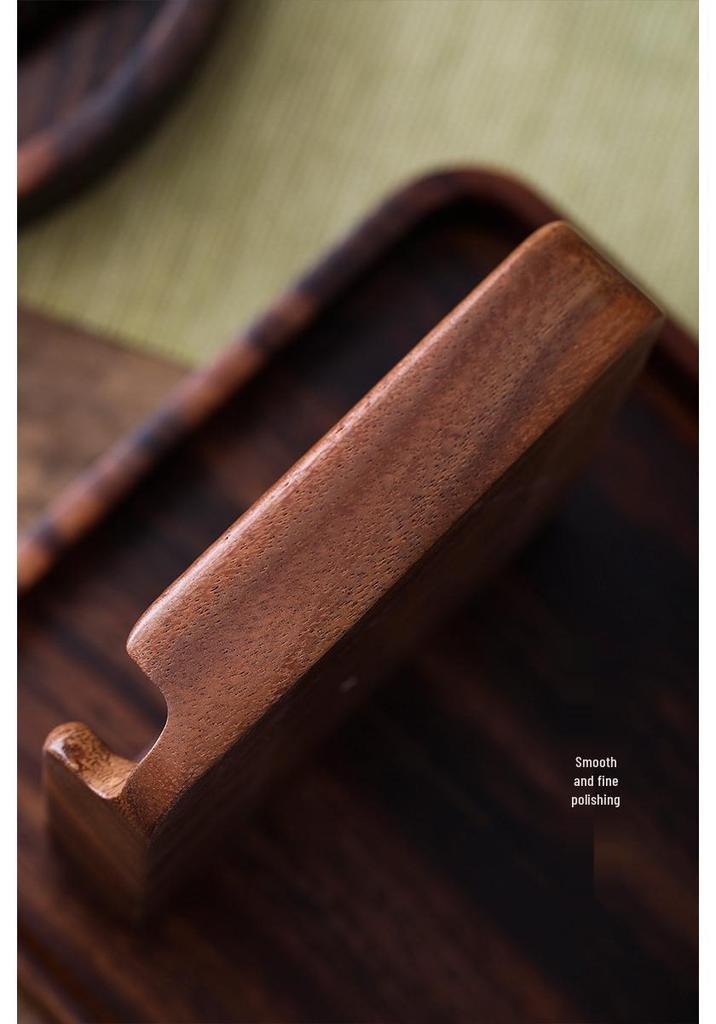 Walnut Solid Wood Pu'er Tea Cake Splitting Tray - Tea Ceremony Accessory