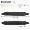 TRIWONDER Tactical Airsoft Belt with Molle for and DIY Belt, Belt, One-Touch System, Airsoft, Military, Work, Outdoors, (01 Black)