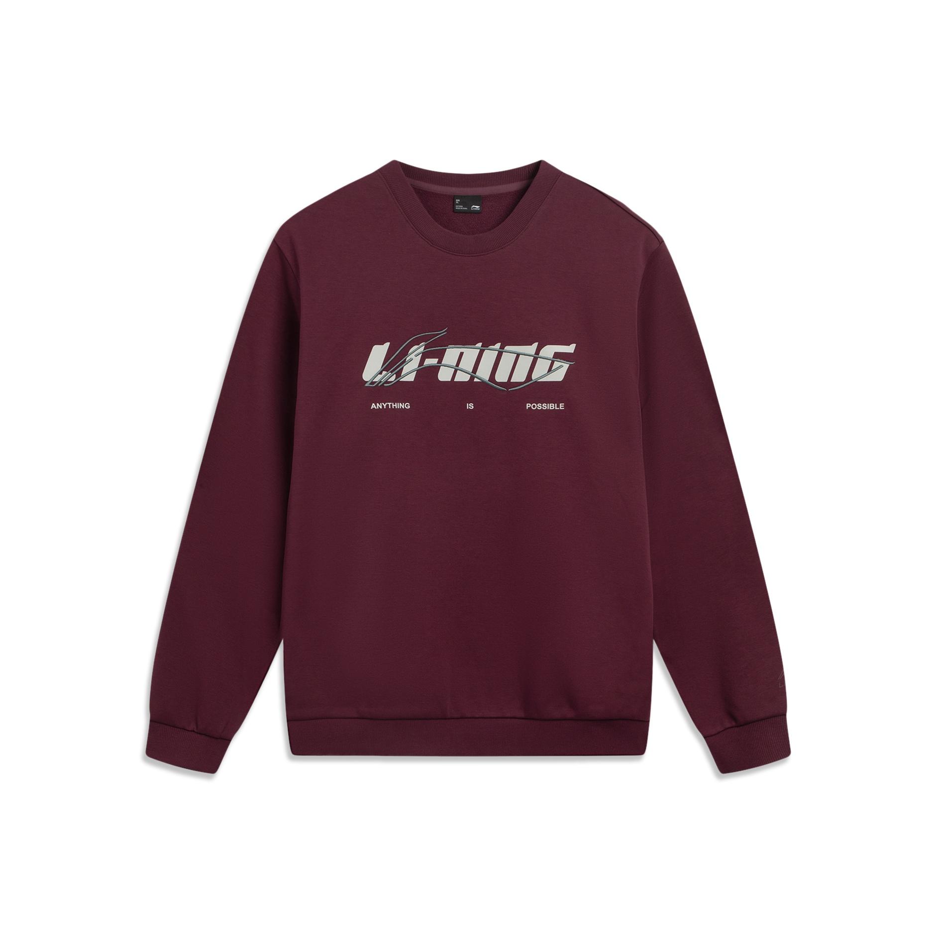 

Толстовка с круглым вырезом и логотипом для пар из серии Li Ning Sports Lifestyle, унисекс AWDVC63-10 XS