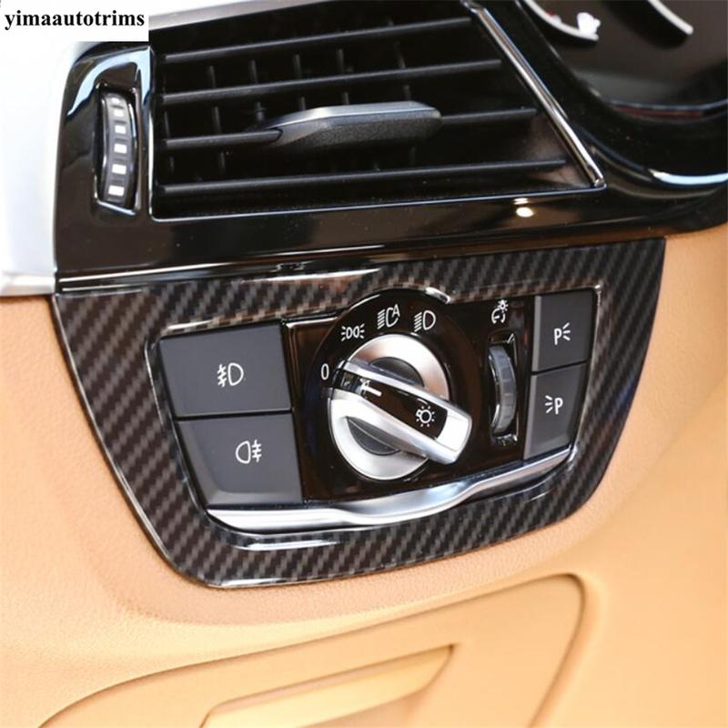 Steering Wheel/ Head Lamp / Gear Shift Panel / Dashboard Frame Cover Trim Accessories For BMW 5 Series G30 525i 530i 2017 -