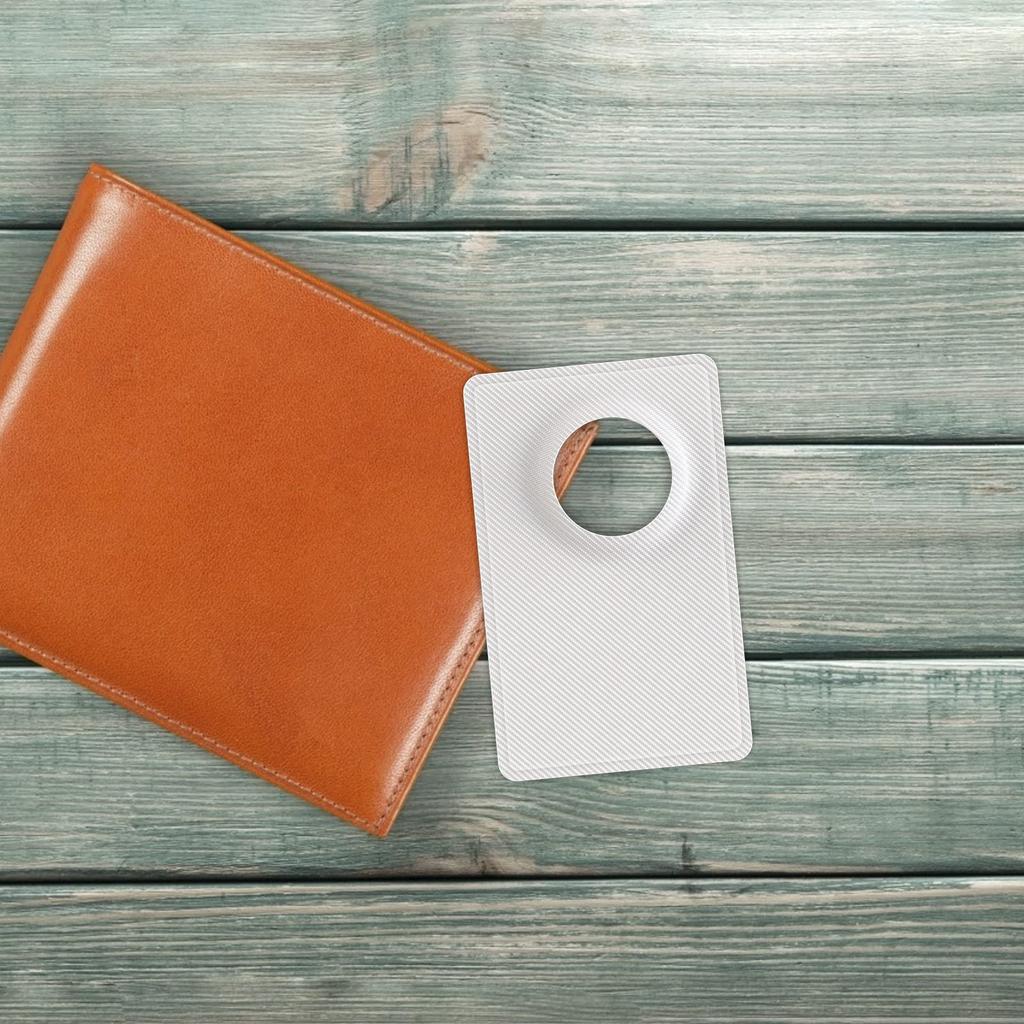Mutural Portable Case for AirTag Trackers, Credit Card Size Cards, AirTag Compatible, Slim, Secure, and Loss-Proof for Wallets, Purses, Backpacks,